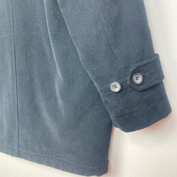 LONDON FOG Hooded Button Up Cotton Jacket Coat - Size SP - Picture 9 of 12